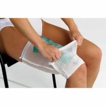 Uriinikoti fiksaator võrk jalale 30-55 cm kollane N1